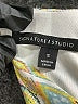 Signature Studio 100% Polyester Print Yellow Casual Dress Size S - photo 7