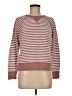 L.L.Bean Stripes Burgundy Pullover Sweater Size M - photo 1