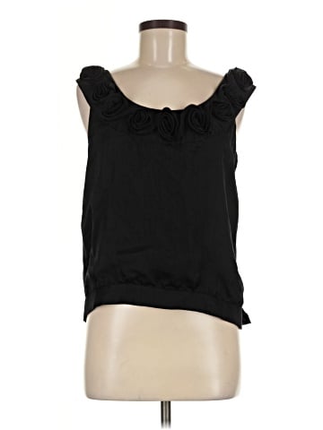 Farhi by Nicole Farhi Sleeveless Silk Top (view 1)