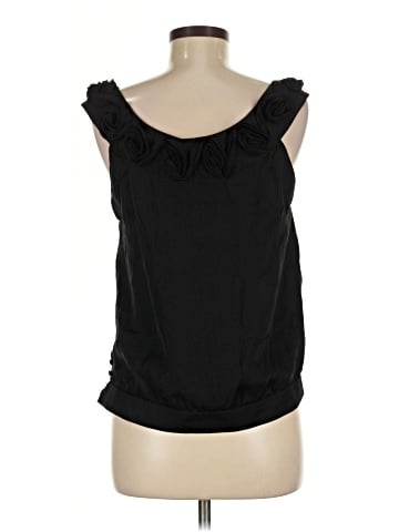 Farhi by Nicole Farhi Sleeveless Silk Top (view 2)