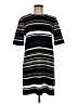 Halogen Stripes Black Casual Dress Size M - photo 1