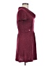 Delirious Burgundy Casual Dress Size M - photo 4