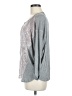 Tiny 100% Rayon Gray 3/4 Sleeve Blouse Size M - photo 5