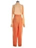 Equipment Color Block Orange Jumpsuit Size 2 - photo 2