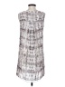 Ecru 100% Silk Gray Casual Dress Size XS (estimated) - photo 2