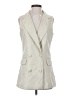 Jason Wu 100% Polyurethane Ivory Sleeveless Button-Down Shirt Size S - photo 1