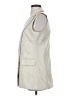 Jason Wu 100% Polyurethane Ivory Sleeveless Button-Down Shirt Size S - photo 5