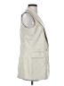 Jason Wu 100% Polyurethane Ivory Sleeveless Button-Down Shirt Size S - photo 4