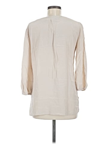 Amanda Uprichard 3/4 Sleeve Silk Top (view 2)