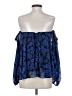Milly Blue 3/4 Sleeve Blouse Size S - photo 2