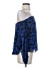 Milly Blue 3/4 Sleeve Blouse Size S - photo 4