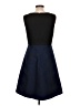 Tahari Chevron-herringbone Blue Cocktail Dress Size 10 - photo 2