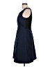 Tahari Chevron-herringbone Blue Cocktail Dress Size 10 - photo 5