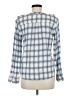 Eri + Ali 100% Cotton Blue Long Sleeve Blouse Size M - photo 2