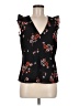 Rebecca Taylor Black Sleeveless Blouse Size 6 - photo 1