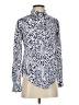 Lilly Pulitzer 100% Rayon Paisley Blue Long Sleeve Button-Down Shirt Size XXS - photo 1