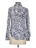 Lilly Pulitzer 100% Rayon Paisley Blue Long Sleeve Button-Down Shirt Size XXS - photo 2