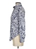 Lilly Pulitzer 100% Rayon Paisley Blue Long Sleeve Button-Down Shirt Size XXS - photo 5
