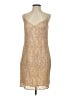 Oleg Cassini Tan Cocktail Dress Size S (estimated) - photo 1
