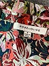 Rose + Olive 100% Polyester Floral Red Burgundy Long Sleeve Blouse Size S - photo 7