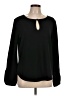 Ann Taylor Black Long Sleeve Blouse Size L - photo 1