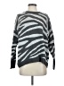 Vince Camuto 100% Cotton Animal Print Gray Pullover Sweater Size S - photo 1