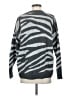 Vince Camuto 100% Cotton Animal Print Gray Pullover Sweater Size S - photo 2