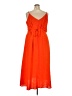Gilli 100% Polyester Orange Casual Dress Size 2X - photo 2