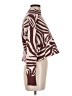 Saylor Animal Print Burgundy Turtleneck Sweater Size Med - Lg - photo 4