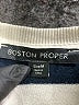Boston Proper Stripes White Casual Dress Size M - photo 7