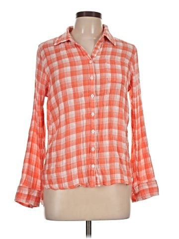 Caribbean Joe 3/4 Sleeve Button-Down Shirt (view 1)