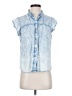 Dex 100% Tencel Blue Sleeveless Button-Down Shirt Size XS - photo 1