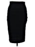 Diane von Furstenberg 100% Wool Solid Black Wool Skirt Size 6 - photo 1