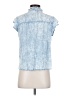 Dex 100% Tencel Blue Sleeveless Button-Down Shirt Size XS - photo 2