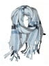 Steve Madden 100% Polyester Plaid Blue Scarf One size - photo 1
