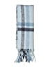 Steve Madden 100% Polyester Plaid Blue Scarf One size - photo 2