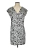 Bar III 100% Polyester Print Gray Casual Dress Size XS - photo 1