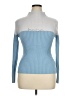 Bebe Blue Turtleneck Sweater Size XL - photo 1