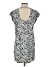 Bar III 100% Polyester Print Gray Casual Dress Size XS - photo 2