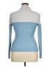 Bebe Blue Turtleneck Sweater Size XL - photo 2