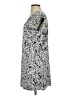 Bar III 100% Polyester Print Gray Casual Dress Size XS - photo 5