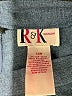R&K 100% Polyester Blue Casual Pants Size 14W - photo 4