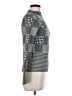 Karen Millen Checkered-gingham Gray Turtleneck Sweater Size Med (3) - photo 4
