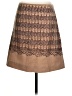 Tracy Reese 100% Wool Paisley Brown Wool Skirt Size 4 - photo 2