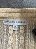 Absolutely Famous Metallic Tan 3/4 Sleeve Button-Down Shirt Size M - photo 7