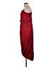 Express 100% Polyester Red Cocktail Dress Size Lg Petite - photo 5