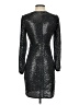 Alexa B 100% Polyester Metallic Silver Cocktail Dress Size 4 Petite - photo 2