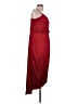 Express 100% Polyester Red Cocktail Dress Size Lg Petite - photo 4