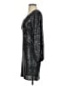 Alexa B 100% Polyester Metallic Silver Cocktail Dress Size 4 Petite - photo 5
