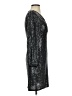 Alexa B 100% Polyester Metallic Silver Cocktail Dress Size 4 Petite - photo 4